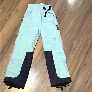 NWOT Spyder Light Blue and Black Snow Pants Kids 18/XL